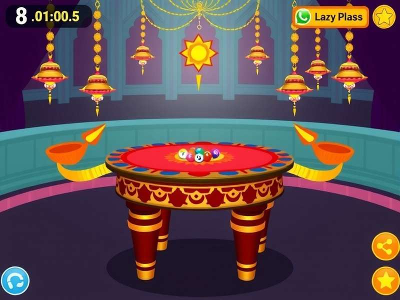 8 Ball Star Ind Diwali Edition Diwali Themed Table in 8 Ball Star Ind